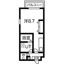 愛知県名古屋市西区上名古屋３丁目（賃貸アパート1K・3階・25.20㎡） その2