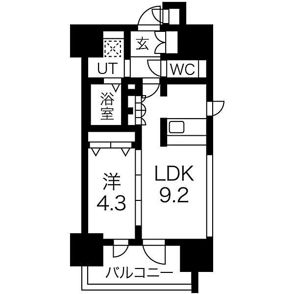 愛知県名古屋市中区新栄２丁目(賃貸マンション1LDK・2階・35.97㎡)の写真 その2