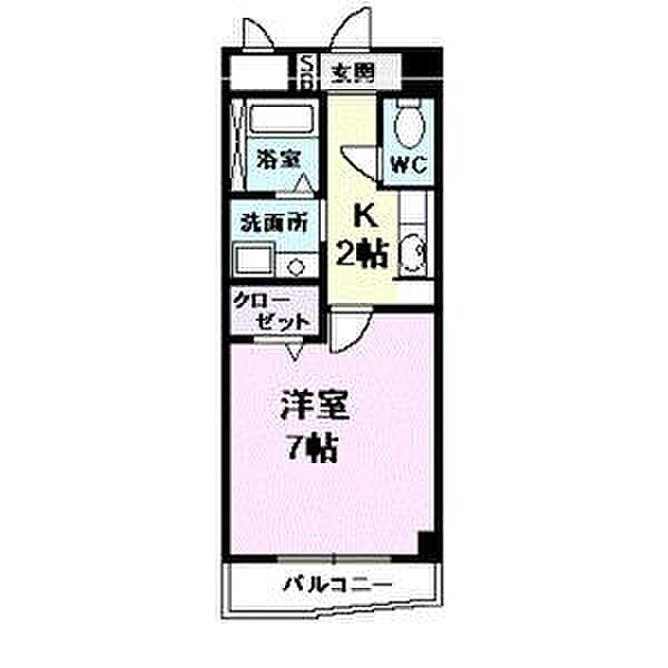 愛知県名古屋市西区清里町(賃貸マンション1K・1階・24.96㎡)の写真 その2