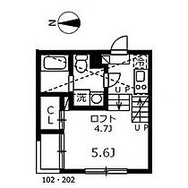 愛知県名古屋市北区志賀町３丁目（賃貸アパート1K・1階・18.44㎡） その2