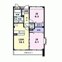 愛知県名古屋市守山区下志段味３丁目（賃貸マンション2LDK・2階・53.09㎡） その2