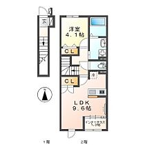 愛知県名古屋市守山区鳥羽見３丁目（賃貸アパート1LDK・2階・33.39㎡） その2