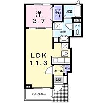 愛知県名古屋市守山区瀬古東３丁目（賃貸アパート1LDK・1階・37.13㎡） その2