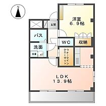 愛知県名古屋市北区大我麻町（賃貸アパート1LDK・2階・50.96㎡） その2