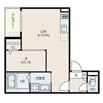 愛知県名古屋市西区平出町（賃貸アパート1LDK・1階・31.01㎡） その2