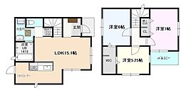 名古屋市営鶴舞線 庄内通駅 徒歩11分の賃貸一戸建て 3LDKの間取り