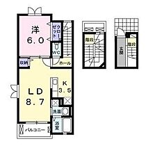 愛知県名古屋市西区堀越３丁目（賃貸アパート1LDK・3階・53.34㎡） その2