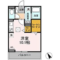 愛知県名古屋市西区中小田井４丁目（賃貸アパート1R・1階・29.25㎡） その2