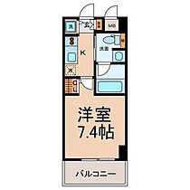 愛知県名古屋市北区黒川本通４丁目（賃貸マンション1K・6階・24.91㎡） その2