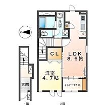 愛知県名古屋市北区会所町（賃貸アパート1LDK・2階・42.34㎡） その1