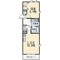 愛知県名古屋市北区若鶴町（賃貸アパート1LDK・2階・41.41㎡） その2