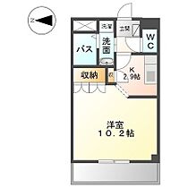 愛知県名古屋市西区歌里町（賃貸アパート1K・2階・32.40㎡） その1