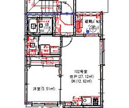 名古屋市営鶴舞線 庄内通駅 徒歩10分の賃貸アパート 1階1DKの間取り