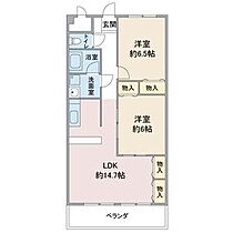 愛知県名古屋市守山区小六町（賃貸マンション2LDK・5階・61.30㎡） その2