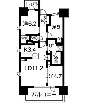 愛知県名古屋市東区泉３丁目（賃貸マンション3LDK・2階・66.35㎡） その2