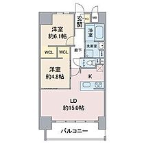 愛知県名古屋市西区康生通１丁目（賃貸マンション2LDK・8階・60.00㎡） その2