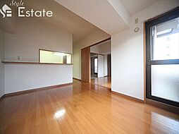 名鉄瀬戸線 尼ケ坂駅 徒歩9分の賃貸マンション 3階3LDKのリビング/ダイニング