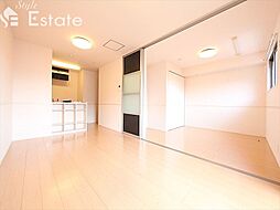 ウィット竜泉寺　B棟 201 2階2LDKのリビング/ダイニング