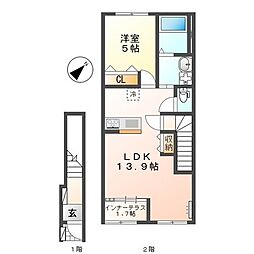 間取図画像 1LDK