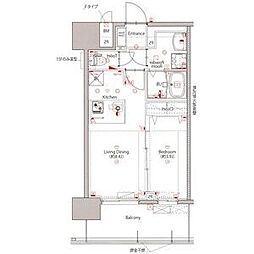 間取図画像 1LDK