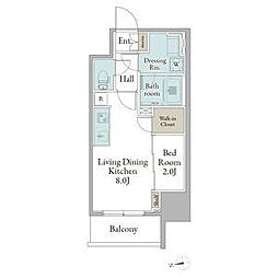 ストーリア名古屋城西 1LDKの間取図画像