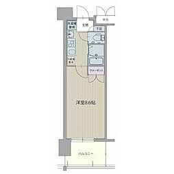 PartirIMAIKEANNEX 1Kの間取図画像