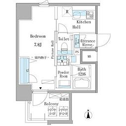 GRANDESPOIR東桜 1Kの間取図画像