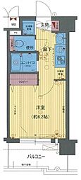 プレサンス名古屋城前ラバンカ 1Kの間取図画像