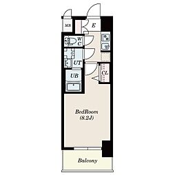 S-RESIDENCE庄内通 1Kの間取図画像