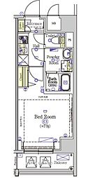 SHOKENResidence名古屋泉 1Kの間取図画像