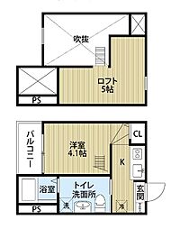 elcielo 1Kの間取図画像