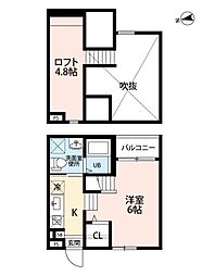 Luana 1Kの間取図画像