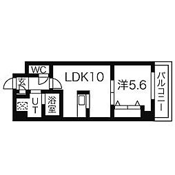 ブラストレジデンス 1LDKの間取図画像