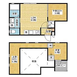 ヴィラ・フェリシアス大曽根 1LDKの間取図画像