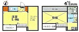 プレミア清水 1SKの間取図画像