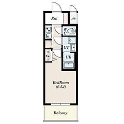 S-RESIDENCE今池駅前 1Kの間取図画像