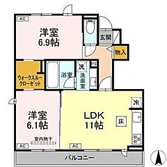 物件の間取り