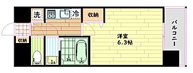 大阪府大阪市浪速区敷津東2丁目（賃貸マンション1K・9階・21.79㎡） その2