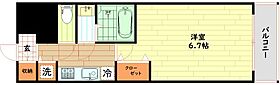 大阪府大阪市浪速区幸町3丁目（賃貸マンション1K・10階・24.49㎡） その2