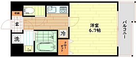 大阪府大阪市浪速区元町3丁目（賃貸マンション1K・13階・25.12㎡） その2