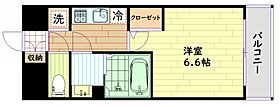 大阪府大阪市大正区三軒家東5丁目（賃貸マンション1K・2階・23.40㎡） その2