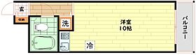 大阪府大阪市中央区高津3丁目（賃貸マンション1R・7階・25.75㎡） その2