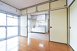 UR江南 4階2DKのリビング/ダイニング