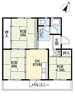 1階 / 3DK / 48.93㎡