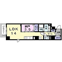 グーラテースUHY  ｜ 大阪府大阪市浪速区稲荷2丁目（賃貸マンション1LDK・4階・46.27㎡） その2