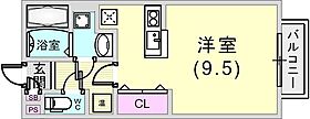 六甲フィールズ  ｜ 兵庫県神戸市灘区下河原通1丁目4-1（賃貸アパート1R・2階・27.08㎡） その2