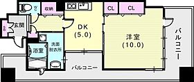 プレジール三ノ宮III 1001 ｜ 兵庫県神戸市中央区琴ノ緒町1丁目5-13（賃貸マンション1R・10階・40.06㎡） その2