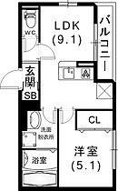 フルール花隈  ｜ 兵庫県神戸市中央区花隈町5-19（賃貸アパート1LDK・2階・36.69㎡） その2