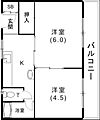 三佳マンション4階5.4万円