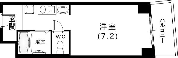 ノベラ海岸通 1110｜兵庫県神戸市中央区海岸通5丁目(賃貸マンション1K・11階・21.02㎡)の写真 その3